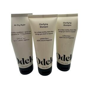 Odele Clarifying Shampoo and Air Dry Styler hair 2 fl oz Lot of 3 - NWOB